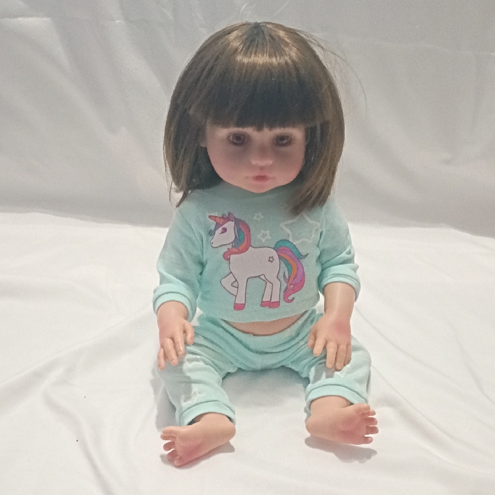 Mint Unicorn Pajama Outfit for Kids' Doll